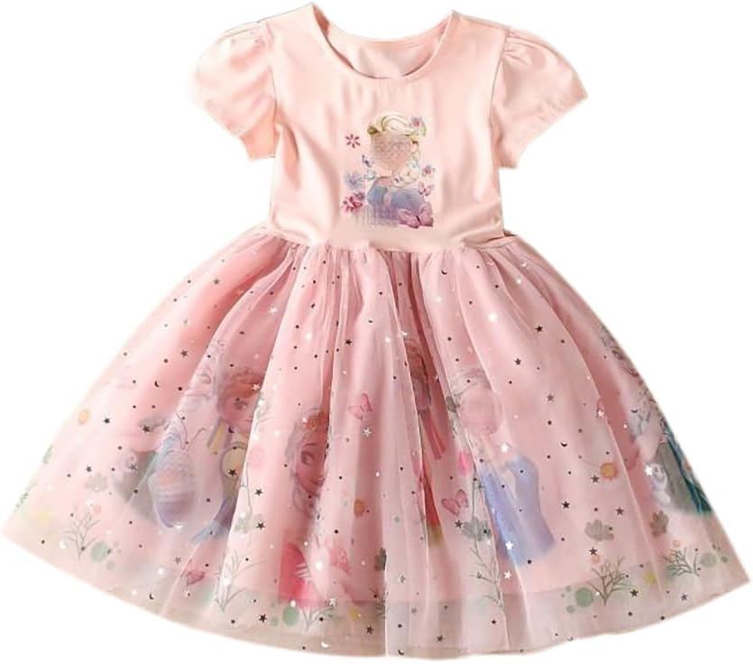 Amazon | [WIEWILY] 雪ドレス 女の子 チュールドレス キッズ